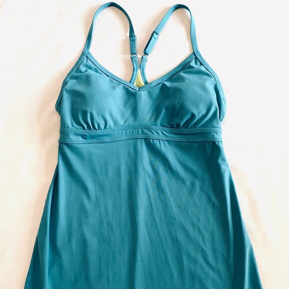 Athleta sport dress Women's Extra Small aqua teal stretch sport athleisure - Picture 3 of 10